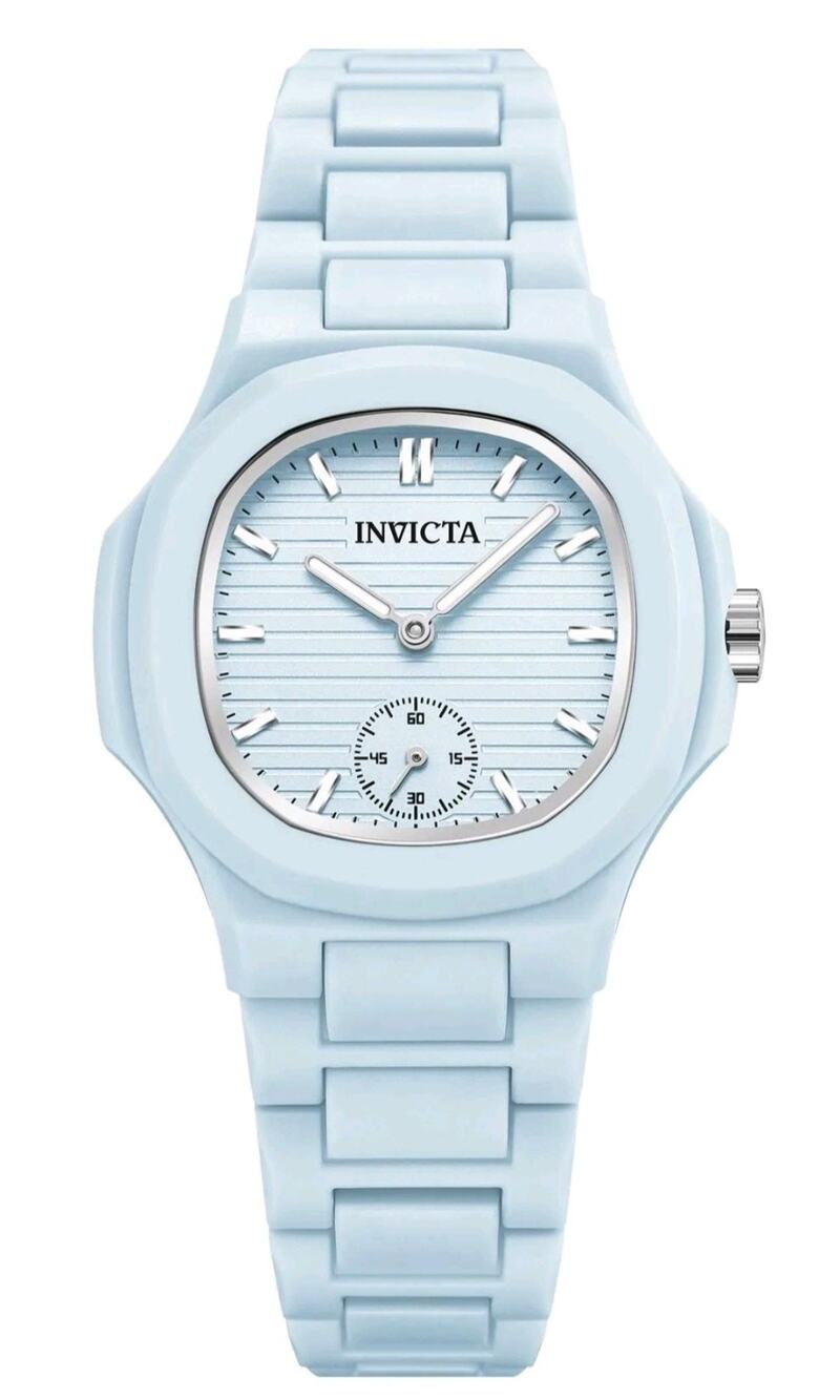 🔥70394🔥Invicta Celestial Lady 34.8mm Blue Tone Case Blue Metal Dial Blue Band